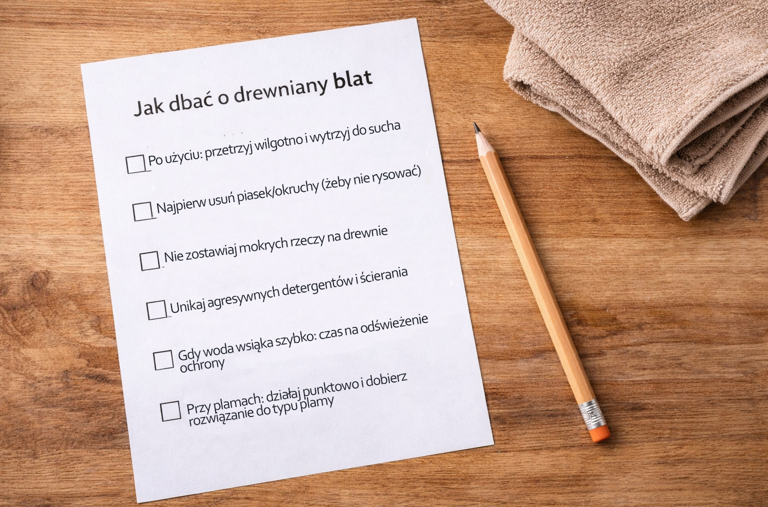 BLATY I DESKI KUCHENNE — PORADNIK – DrewnoOdNowa.pl