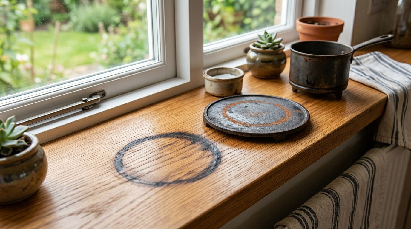 Czarna plama na drewnie – jak ją usunąć